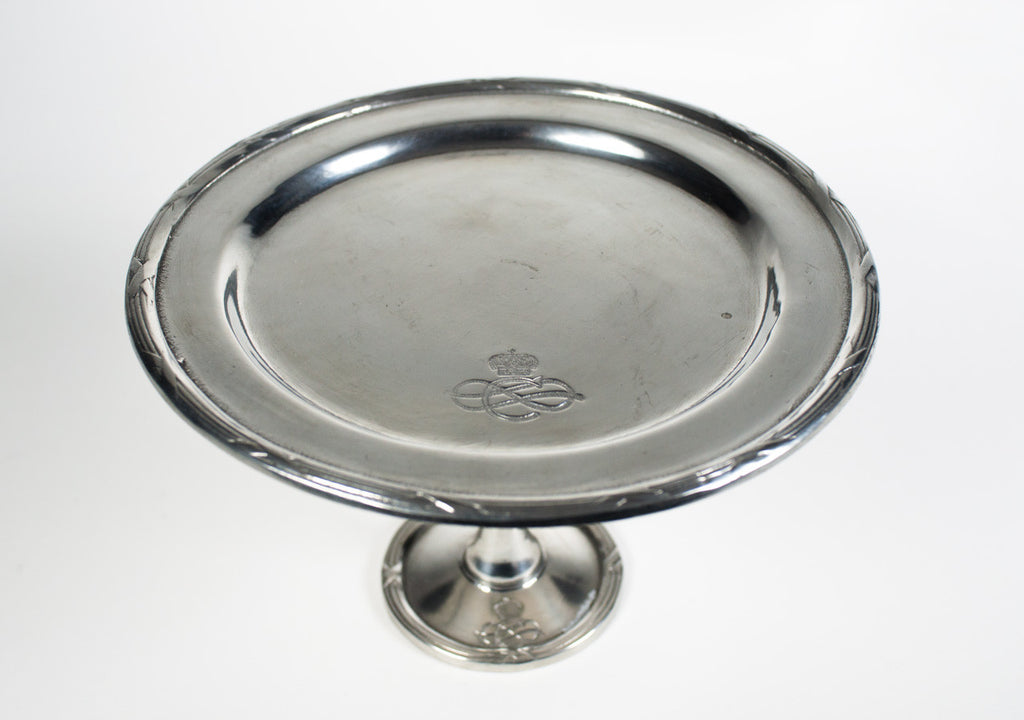 Silver-Plated Cake Stand, Italia Navigazione